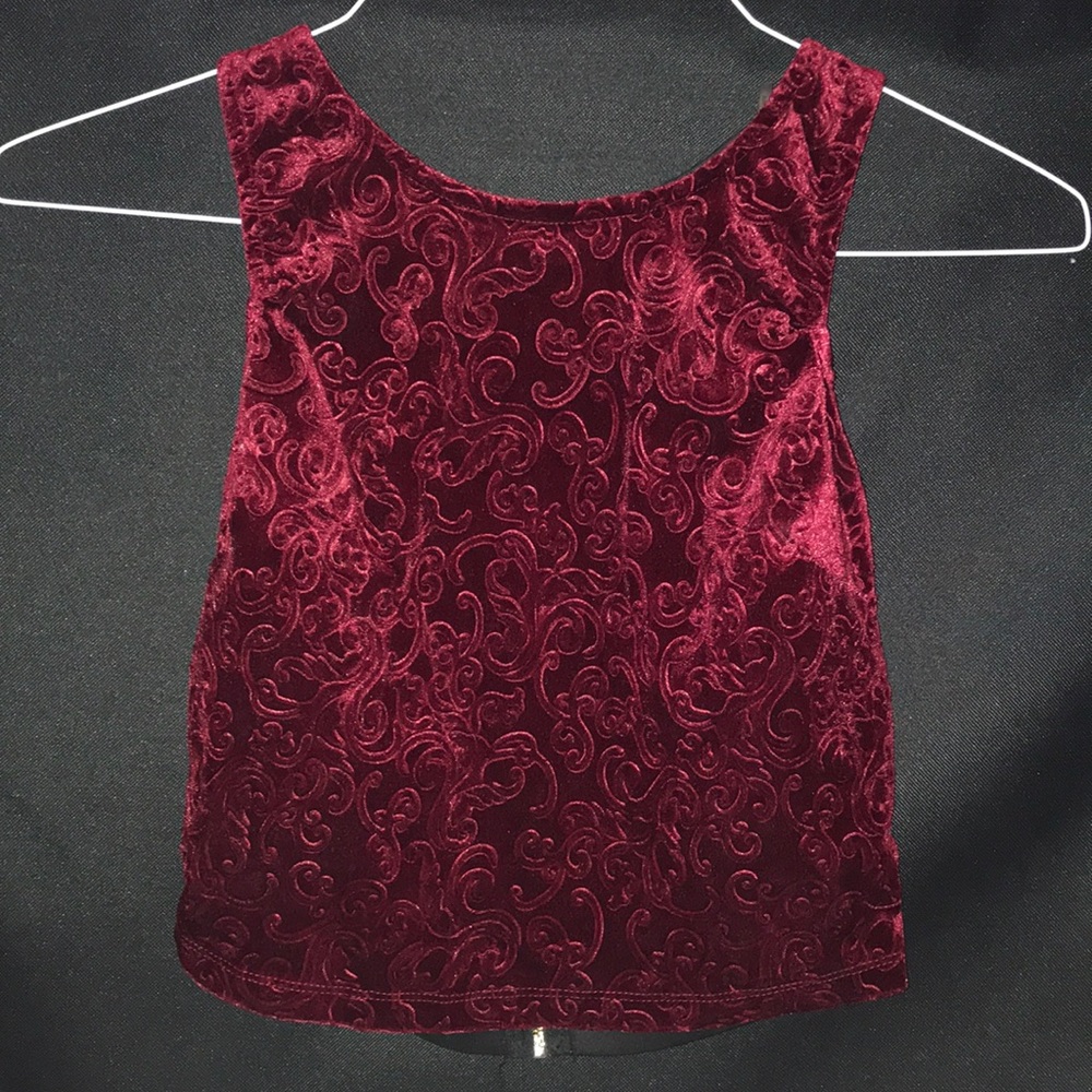 Velvet Cropped Tank